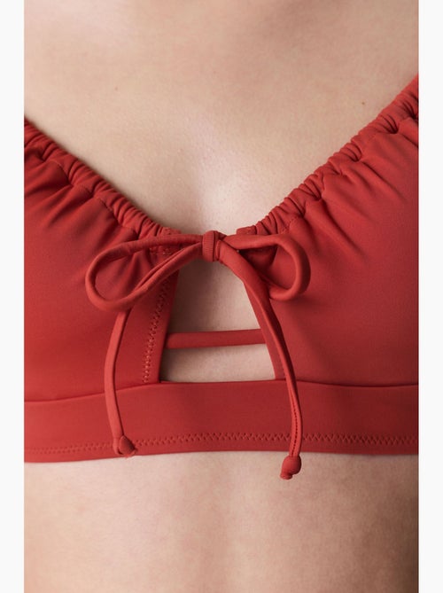 Top bikini con apertura frontale penti - Kiabi