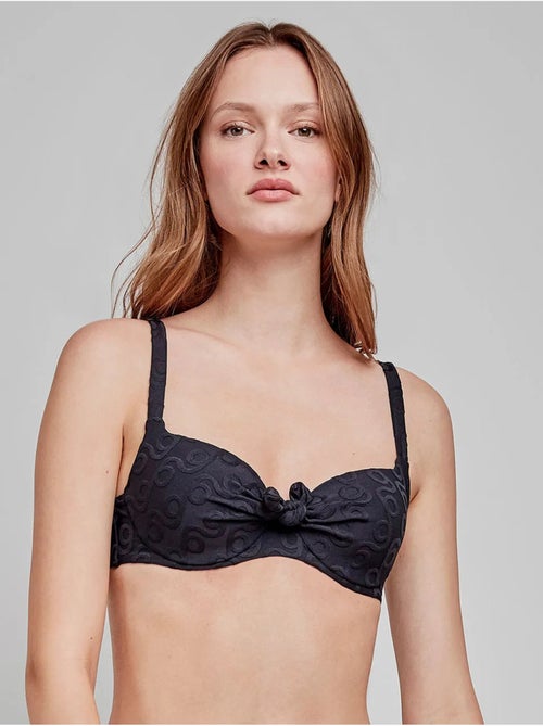 Top bikini con capacità stampa geometrica - Kiabi Top bikini con capacità stampa geometrica - Kiabi