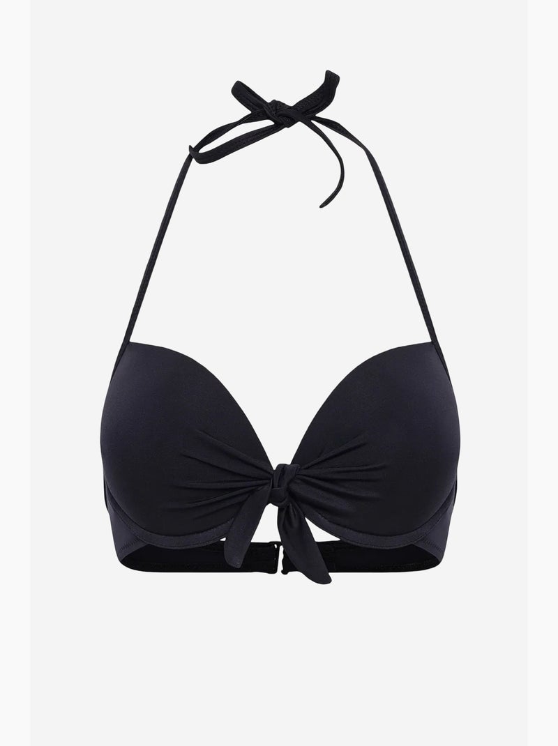 Top bikini con coppa donna penti Nero - Kiabi