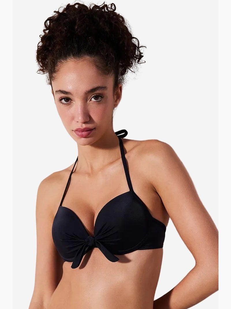 Top bikini con coppa donna penti Nero - Kiabi