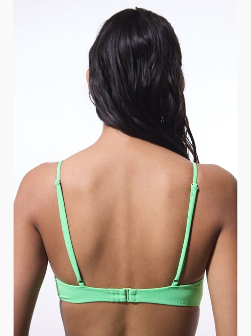 Top bikini con ferretto e spalline fisse penti - Kiabi Top bikini con ferretto e spalline fisse penti - Kiabi