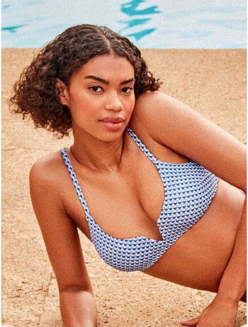 Top bikini con imbottitura rimovibile