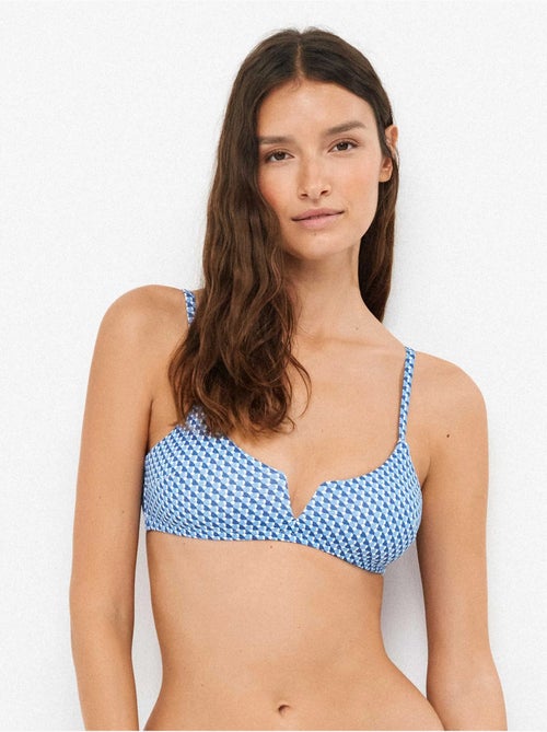 Top bikini con imbottitura rimovibile - Kiabi
