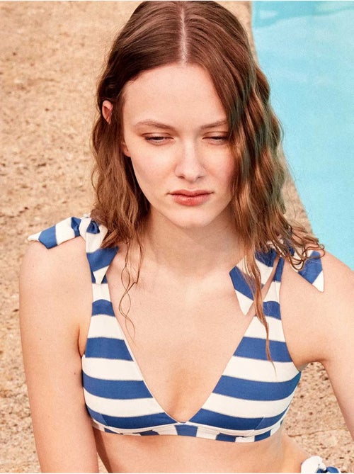 Top bikini con imbottitura rimovibile - Kiabi Top bikini con imbottitura rimovibile - Kiabi