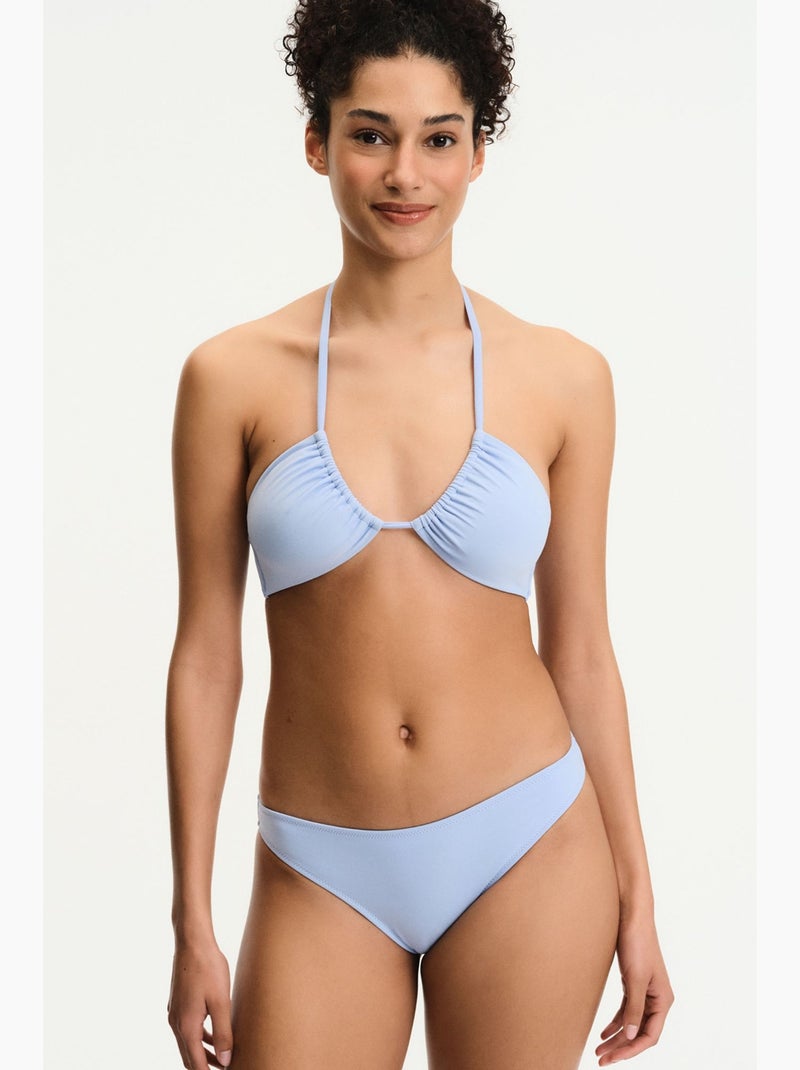 Top bikini con scollo a v rovesciato penti Blu cielo - Kiabi