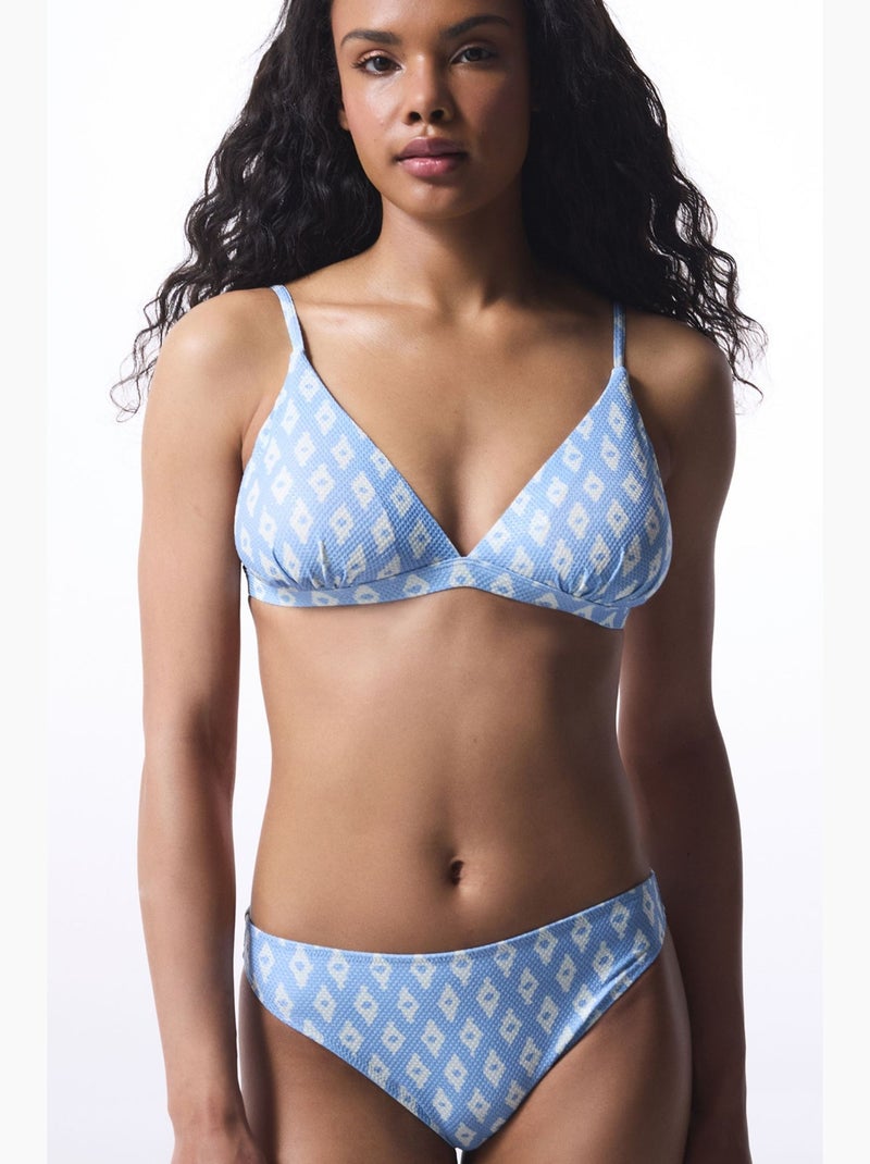 Top bikini donna penti Blu Bianco - Kiabi