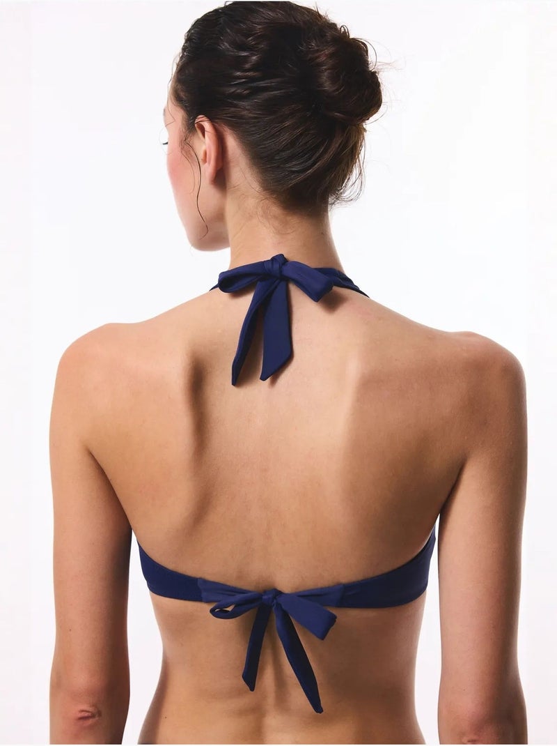 Top bikini donna penti Blu marino - Kiabi