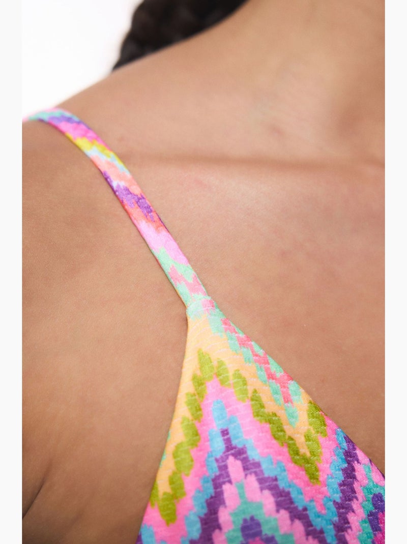 Top bikini donna penti Rosa fluo - Kiabi