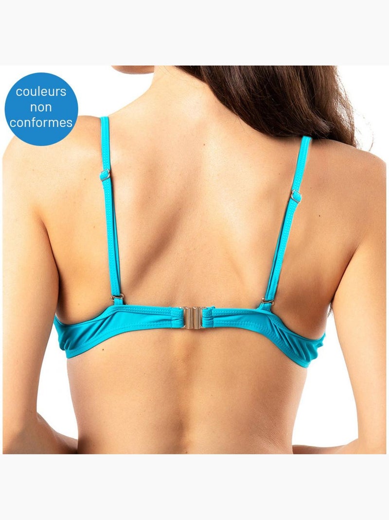 Top Bikini Donna Push-Up Sun Project Fantasia Turchese - Kiabi