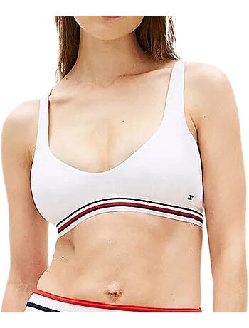 Top bikini donna tommy hilfiger a righe
