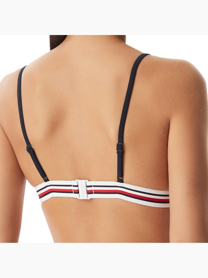 Top bikini donna tommy hilfiger a triangolo Blu marino - Kiabi