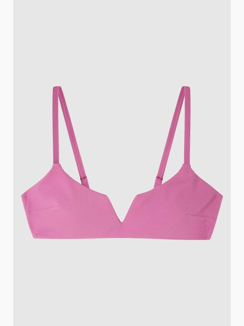 Top bikini foam estraibile Malva lilla - Kiabi