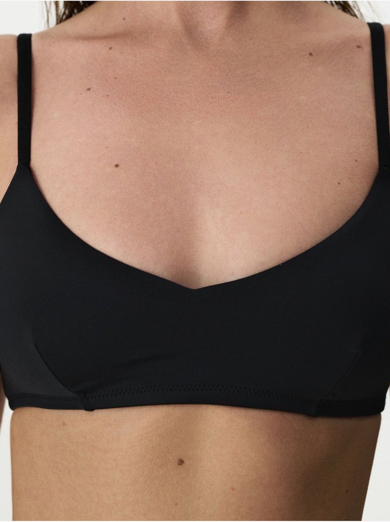 Top bikini frontale donna penti Nero - Kiabi
