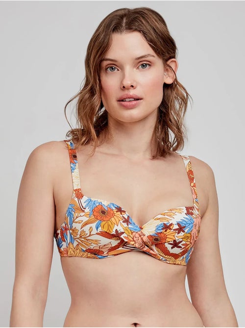 Top bikini gran capienza fantasia floreale - Kiabi Top bikini gran capienza fantasia floreale - Kiabi