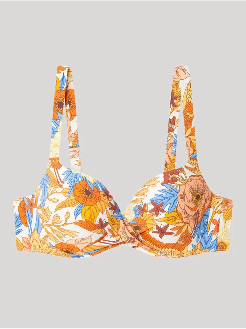 Top bikini gran capienza fantasia floreale Multicolore - Kiabi
