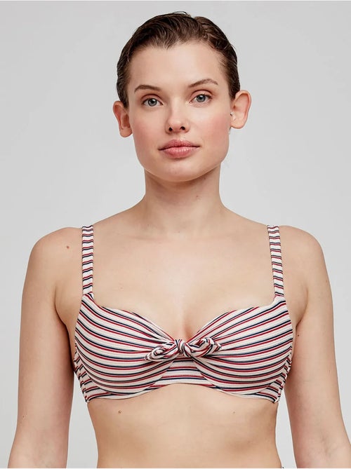 Top bikini gran capienza fantasia righe - Kiabi Top bikini gran capienza fantasia righe - Kiabi