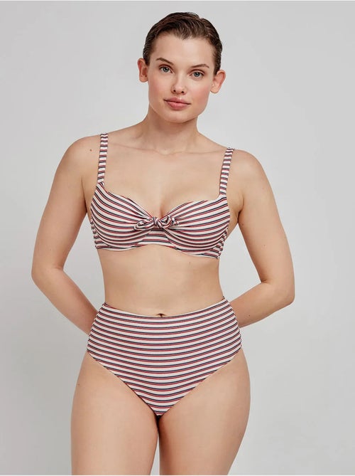 Top bikini gran capienza fantasia righe - Kiabi Top bikini gran capienza fantasia righe - Kiabi