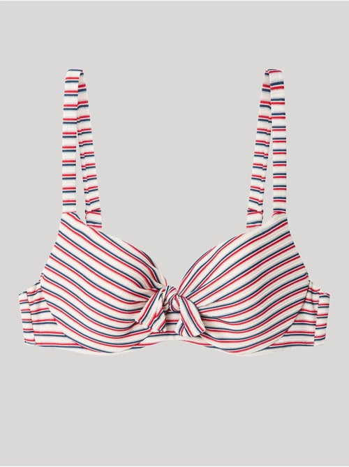 Top bikini gran capienza fantasia righe - Kiabi Top bikini gran capienza fantasia righe - Kiabi