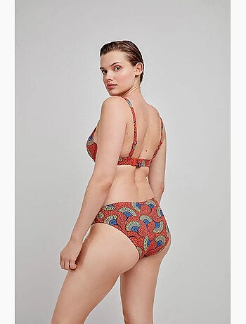 Top bikini gran capienza fantasia tribale