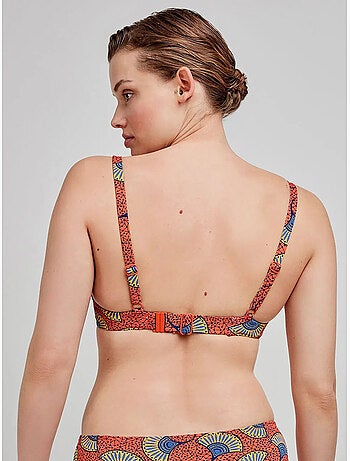 Top bikini gran capienza fantasia tribale