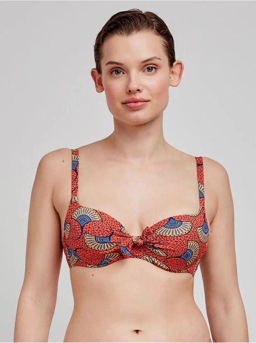 Top bikini gran capienza fantasia tribale - Kiabi Top bikini gran capienza fantasia tribale - Kiabi