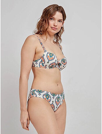 Top bikini gran capienza fasce laterali regolabile