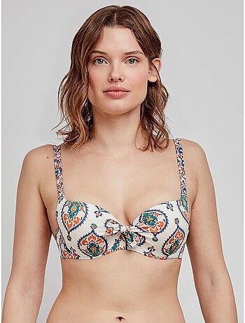 Top bikini gran capienza fasce laterali regolabile
