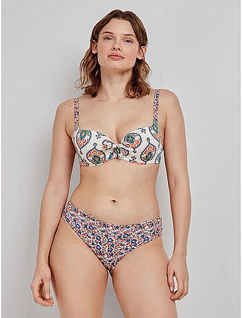 Top bikini gran capienza fasce laterali regolabile