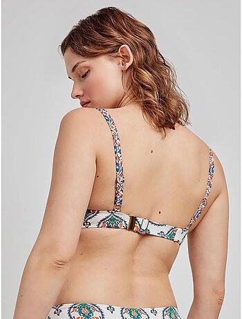Top bikini gran capienza fasce laterali regolabile