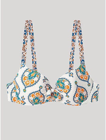 Top bikini gran capienza fasce laterali regolabile