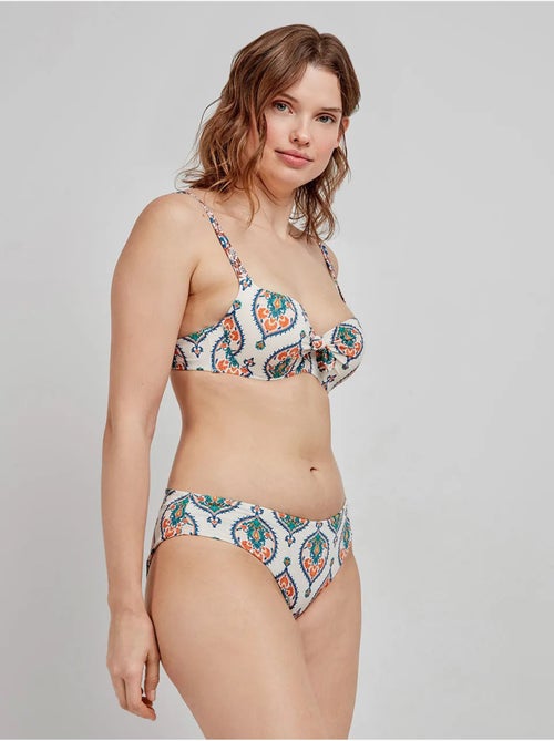 Top bikini gran capienza fasce laterali regolabile - Kiabi Top bikini gran capienza fasce laterali regolabile - Kiabi