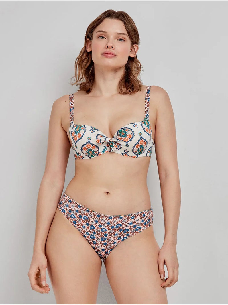 Top bikini gran capienza fasce laterali regolabile Multicolore - Kiabi