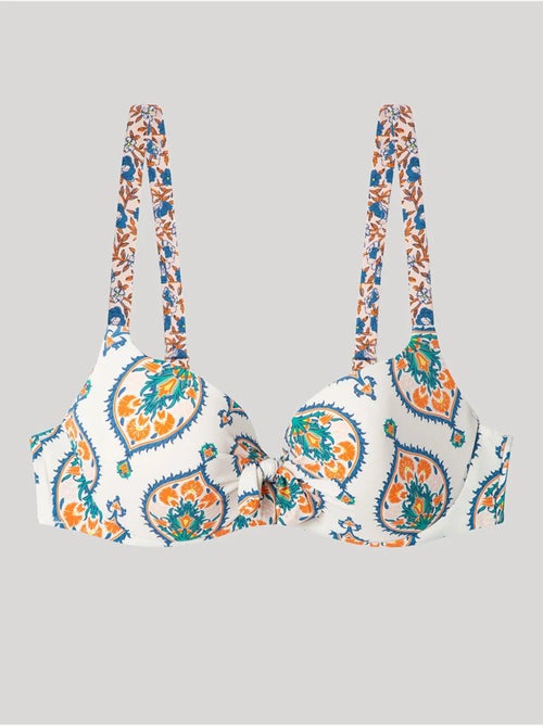 Top bikini gran capienza fasce laterali regolabile - Kiabi Top bikini gran capienza fasce laterali regolabile - Kiabi