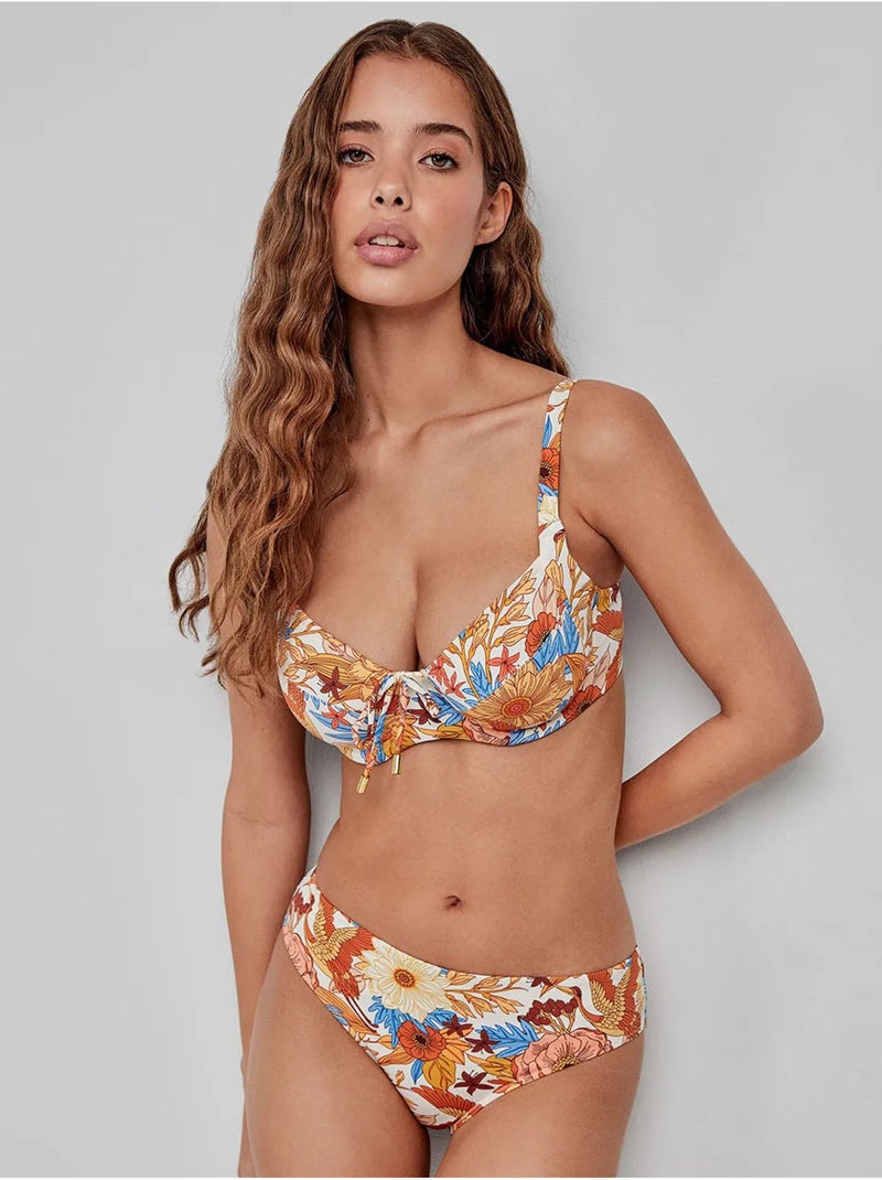 Top bikini gran capienza senza foam nelle coppe c e d Multicolore - Kiabi