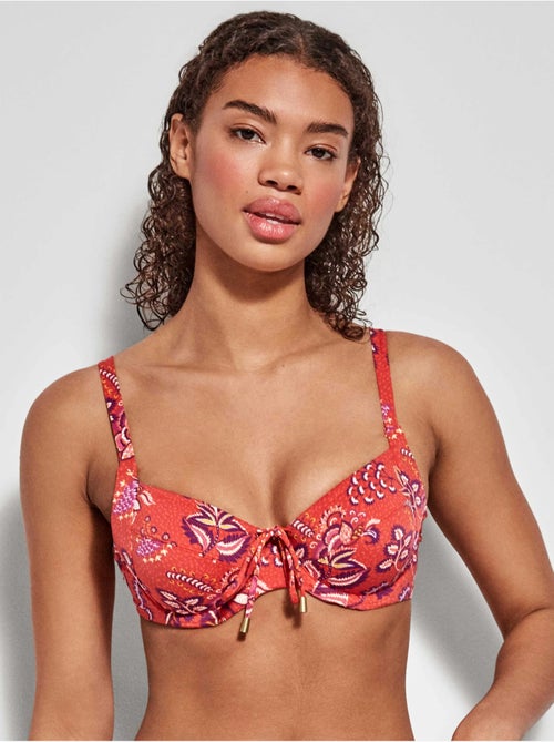 Top bikini gran capienza senza foam nelle coppe c e d - Kiabi