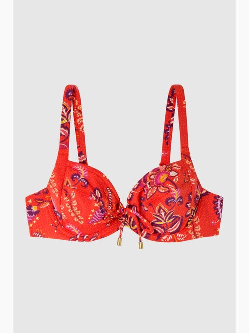 Top bikini gran capienza senza foam nelle coppe c e d - Kiabi