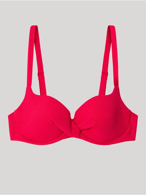 Top bikini in tessuto strutturato - Kiabi Top bikini in tessuto strutturato - Kiabi