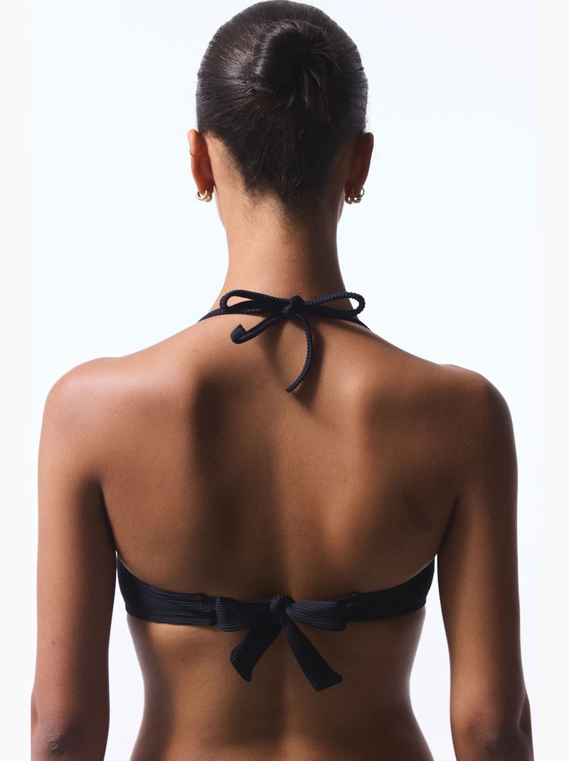 Top bikini nova senza spalline penti Nero Bianco - Kiabi