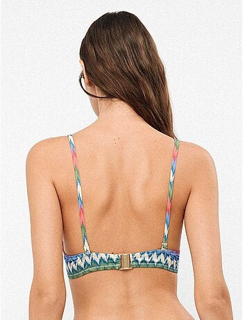 Top bikini push up con ferretto