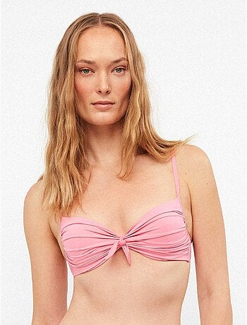 Top bikini push up con ferretto