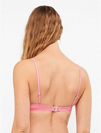 Top bikini push up con ferretto