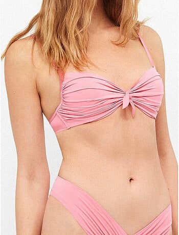 Top bikini push up con ferretto