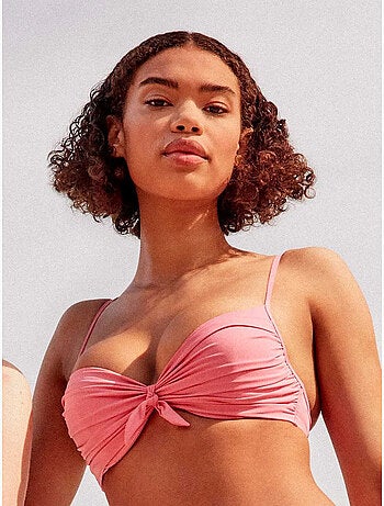 Top bikini push up con ferretto