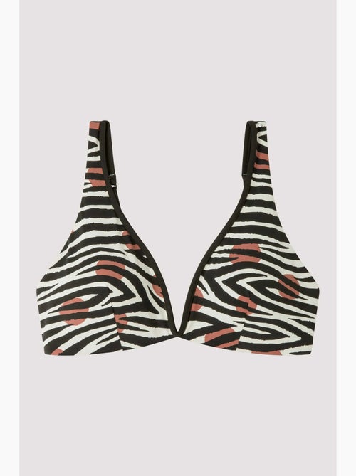 Top bikini reversibile senza ferretto - Kiabi