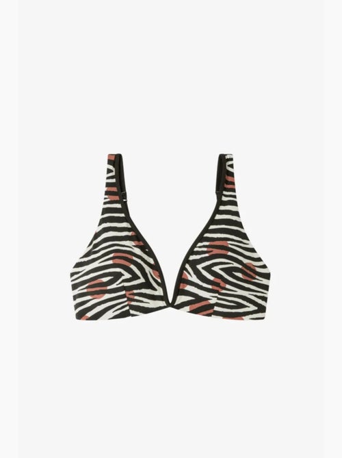 Top bikini reversibile senza ferretto - Kiabi