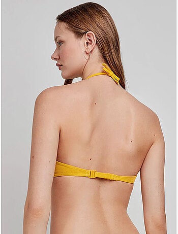 Top bikini senza ferretto e foam estraibile