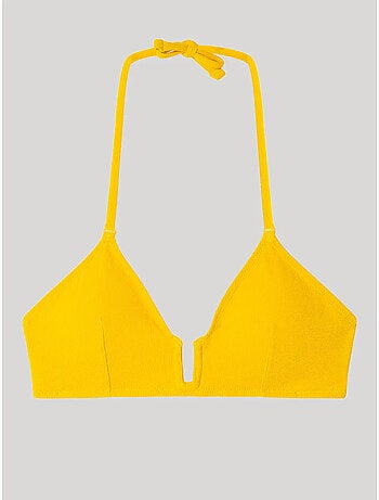 Top bikini senza ferretto e foam estraibile