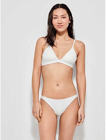 Top bikini senza ferretto e imbottitura rimovibile