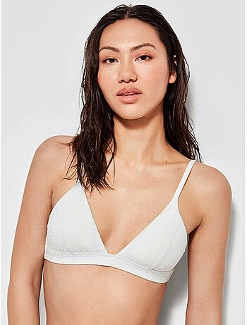 Top bikini senza ferretto e imbottitura rimovibile