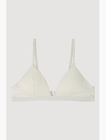 Top bikini senza ferretto e imbottitura rimovibile